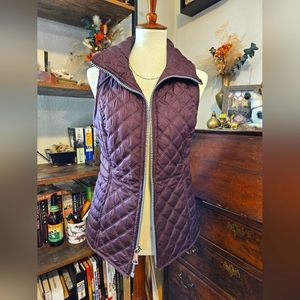 Marc New York by Andrew Marc Size Small Sleeveless Puffer Vest Purple